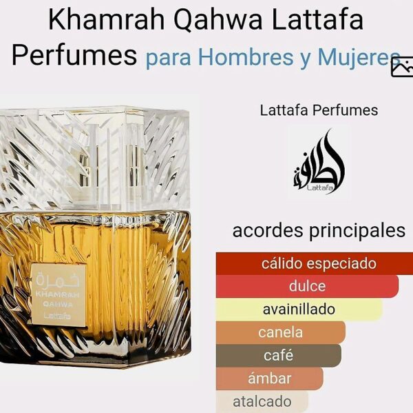 Khamrah Qahwa Lattafa Perfumes para Hombres y Mujeres