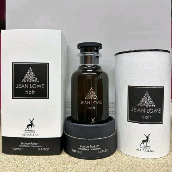 Jean Lowe Noir Maison Alhambra - Fragancia Unisex Elegancia y Misterio Familia Olfativa Ámbar Amaderada Notas Únicas para Hombres y Mujeres