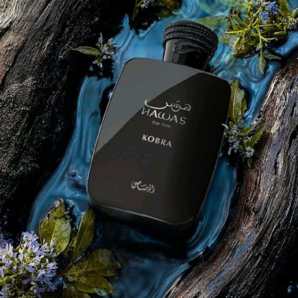 Hawas Kobra Rasasi para Hombres Perfume Masculino de Notas de Naranja y Canela Elegante y Aromático