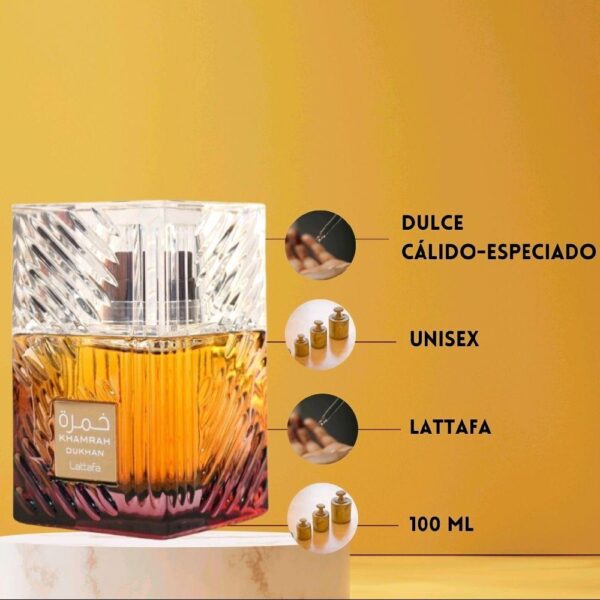 Khamrah Dukhan Lattafa Perfumes para Hombres