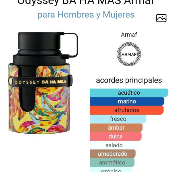 Odyssey BA HA MAS Armaf para Hombres y Mujeres