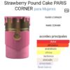 Strawberry Pound Cake PARIS CORNER para Mujeres