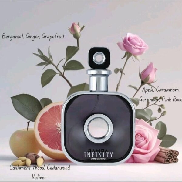 Armaf Infinity Silver Eau de Parfum - Fragancia Sofisticada y Cautivadora para Hombre Moderno con Frescura Vibrante y Profundidad Elegante