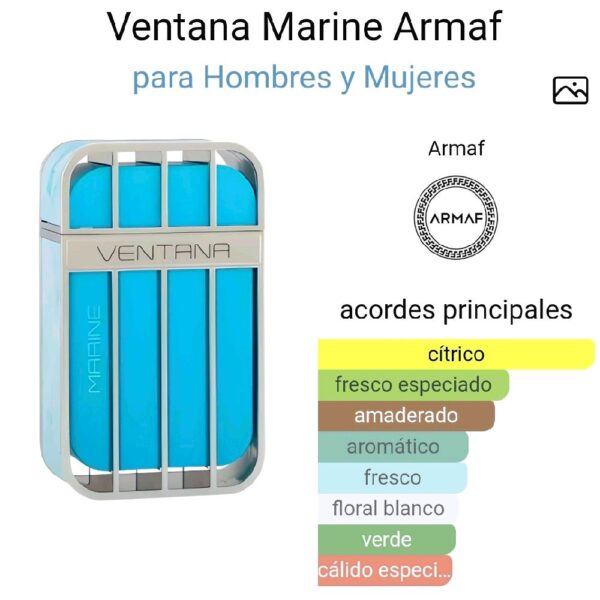 Ventana Marine Armaf para Hombres y Mujeres