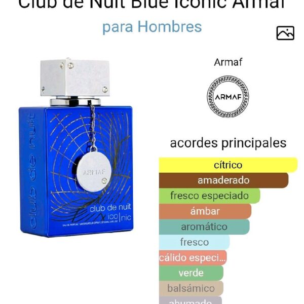 Club de Nuit Blue Iconic Armaf para Hombres