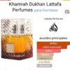Khamrah Dukhan Lattafa Perfumes para Hombres