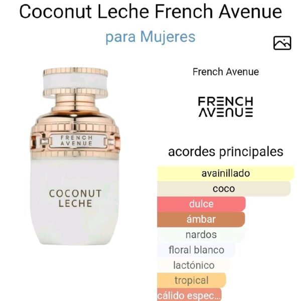 Coconut Leche French Avenue para Mujeres