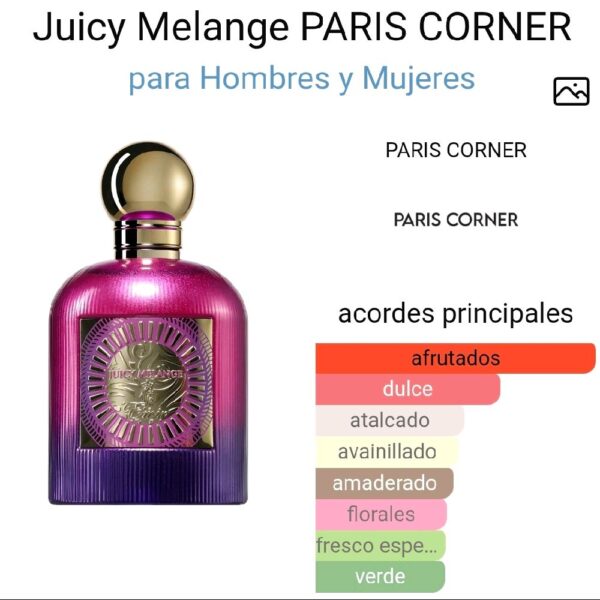 Juicy Melange PARIS CORNER para Hombres y Mujeres
