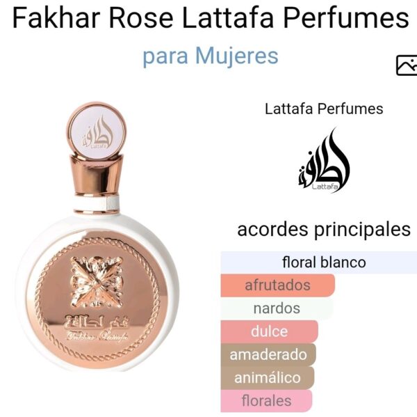 Fakhar Rose Lattafa Perfumes para Mujeres