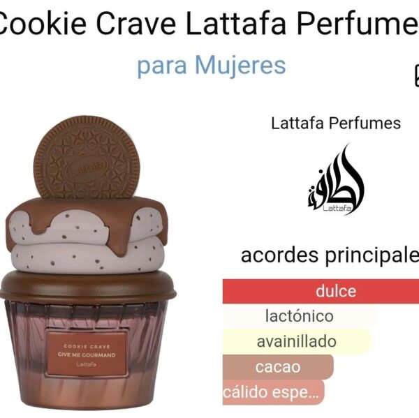 Cookie Crave Lattafa Perfumes para Mujeres
