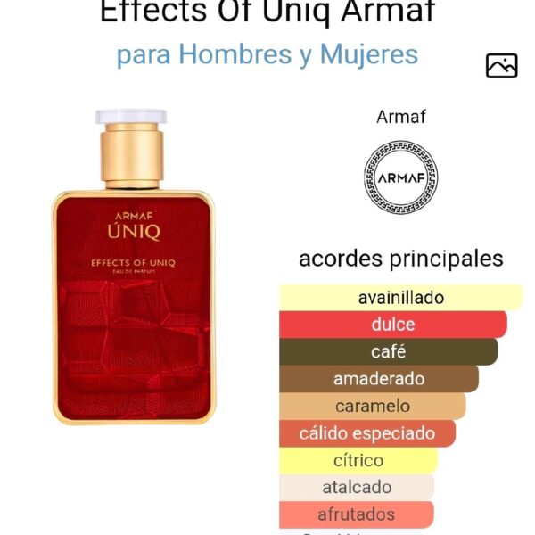 Effects Of Uniq Armaf para Hombres y Mujeres