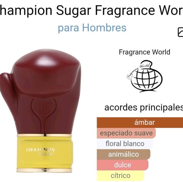 Champion Sugar Fragrance World para Hombres