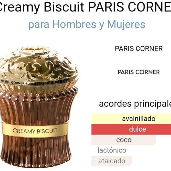 Creamy Biscuit PARIS CORNER para Hombres y Mujeres