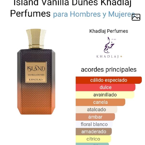 Island Vanilla Dunes Khadlaj Perfumes para Hombres y Mujeres