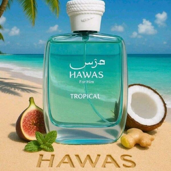 Hawas Tropical Rasasi para Hombres Perfume Masculino de Notas Exóticas y Frescas