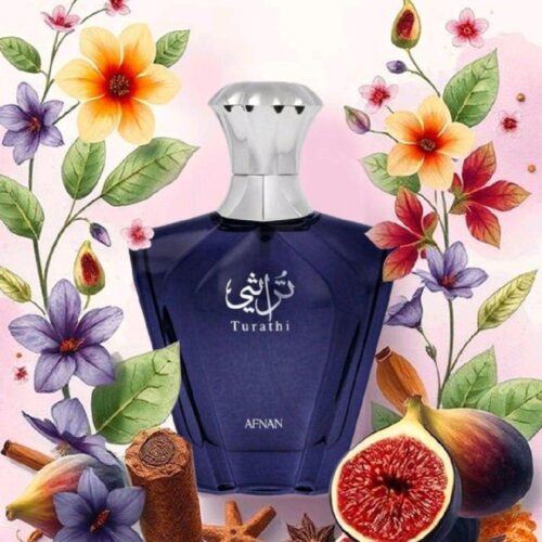 Turathi Blue para Hombres Perfume Elegante y Aromatico con Notas de Figura y Canela