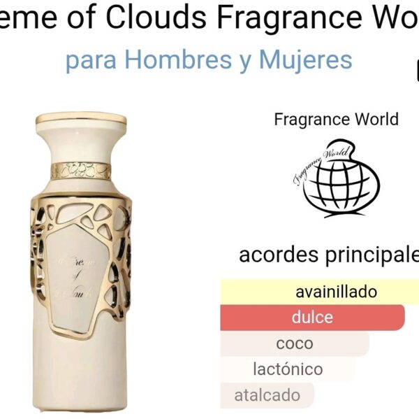Creme of Clouds Fragrance World para Hombres y Mujeres
