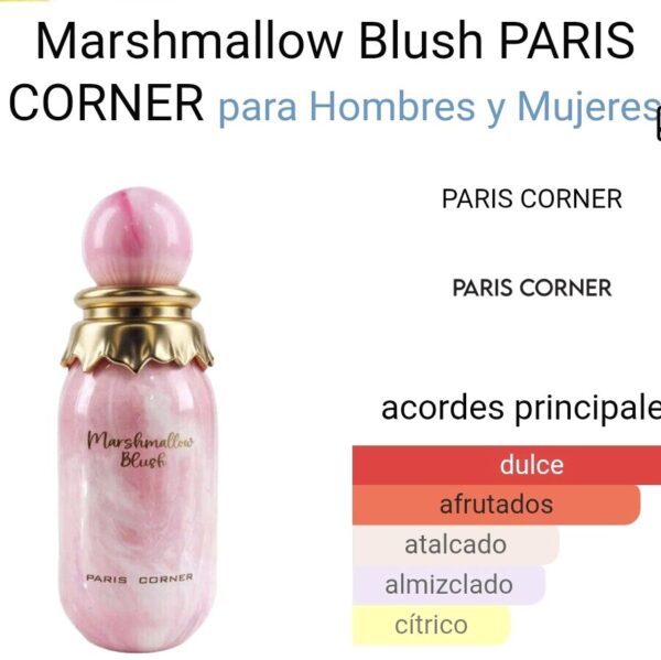 Marshmallow Blush PARIS CORNER para Hombres y Mujeres