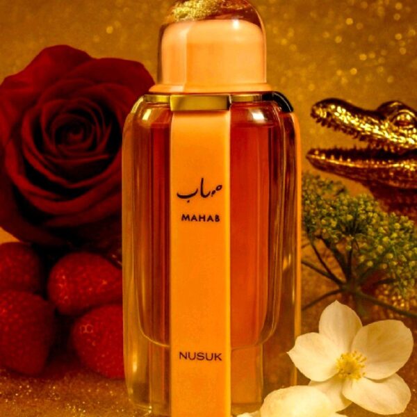 Mahab Nusuk para Hombres y Mujeres - Perfume Elegante con Notas de Rosa y Jazmín - Ideal para Ocasiones Especiales