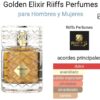 Golden Elixir Riiffs Perfumes para Hombres y Mujeres