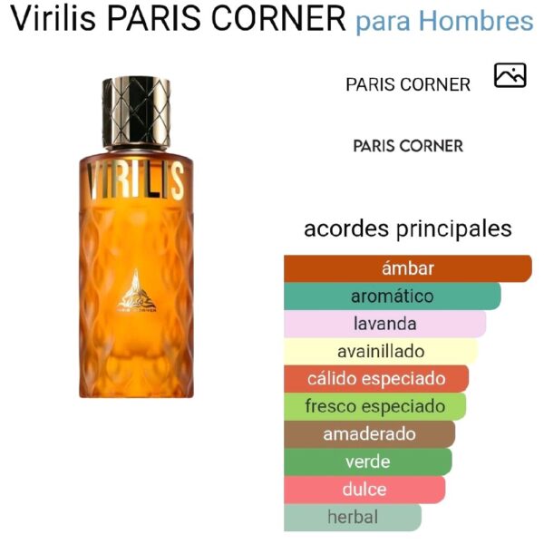Virilis PARIS CORNER para Hombres