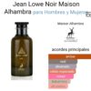 Jean Lowe Noir Maison Alhambra - Fragancia Unisex Elegancia y Misterio Familia Olfativa Ámbar Amaderada Notas Únicas para Hombres y Mujeres