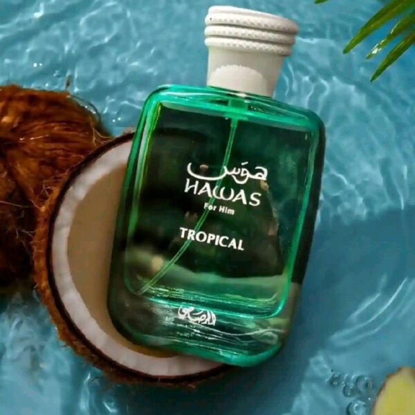 Hawas Tropical Rasasi para Hombres Perfume Masculino de Notas Exóticas y Frescas