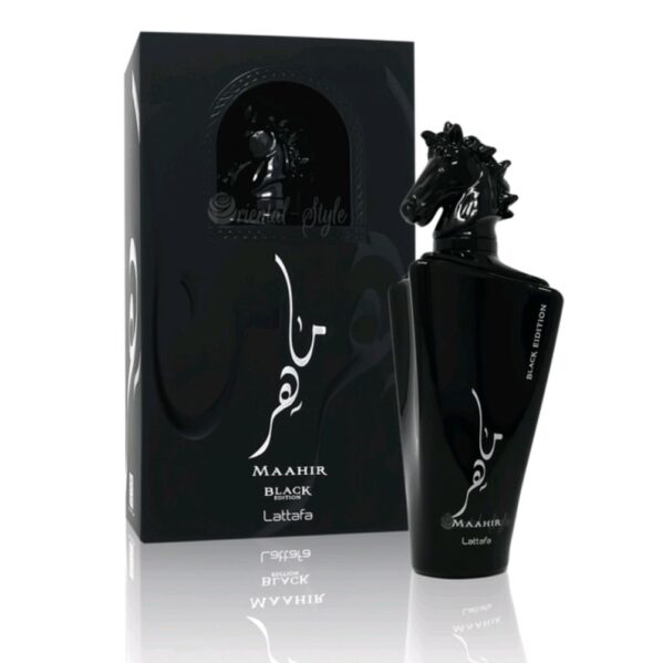 Maahir Black Edition Lattafa Perfumes para Hombres y Mujeres
