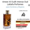 Ameer Al Oudh Intense Oud Lattafa Perfumes para Hombres y Mujeres