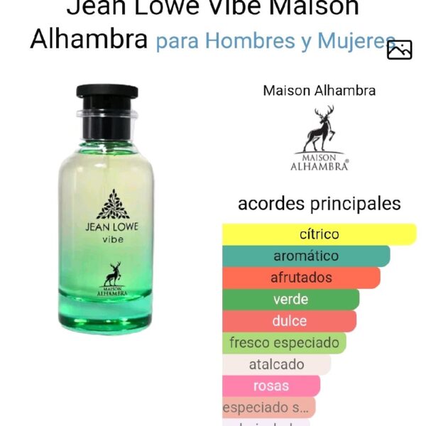 Jean Lowe Vibe Maison Alhambra para Hombres y Mujeres