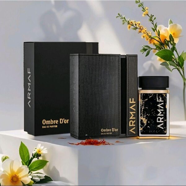 Armaf Ombre d'Or para Hombres y Mujeres - Perfume Versátil y Atractivo Sin Género Ideal para Ocasiones Diversas