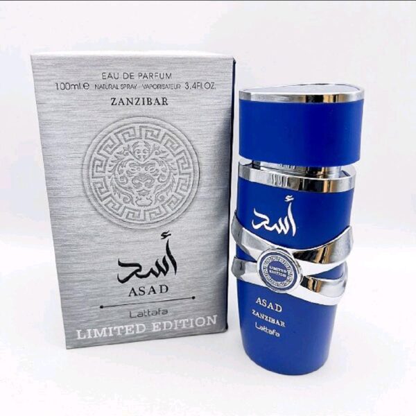 "Lattafa Asad Zanzibar ""Edición Limitada"" - Perfume de Alta Gama para Hombres y Mujeres"