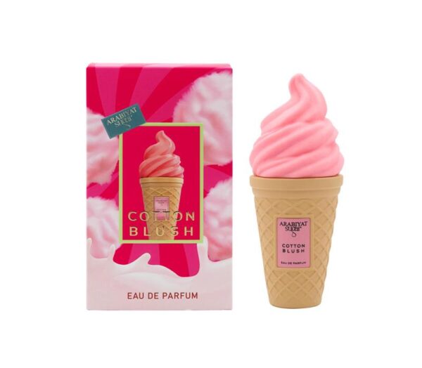 Cotton Blush Perfume de Arabiyat Sugar  - Fragancia de Algodón Suave y Rosa Empolvada con Notas de Vainilla y Ámbar Cálido para un Aroma Duradero y Elegante