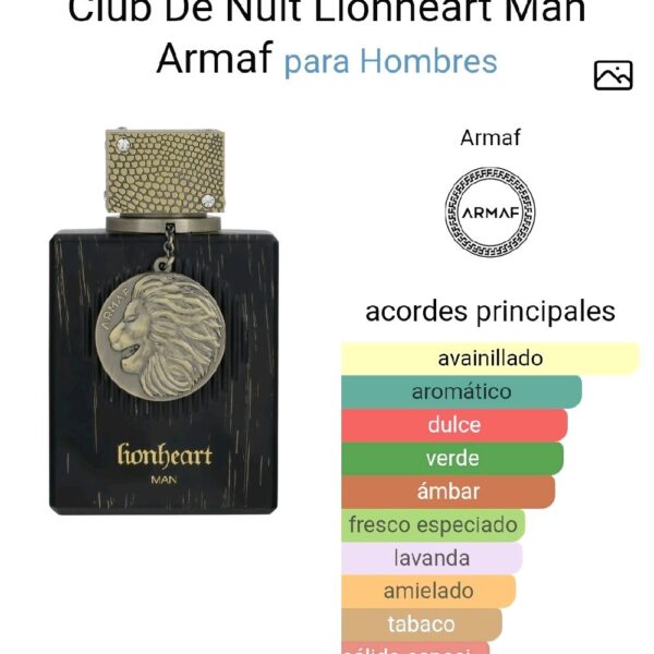 Club De Nuit Lionheart Man Armaf para Hombres
