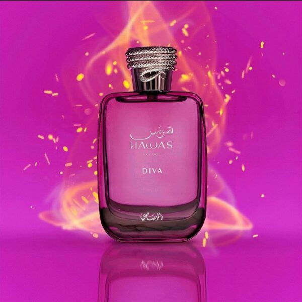 Hawas Diva Rasasi para Mujeres - Perfume Elegante con Rasas para Mujeres - Ideal para Aromas Femeninos