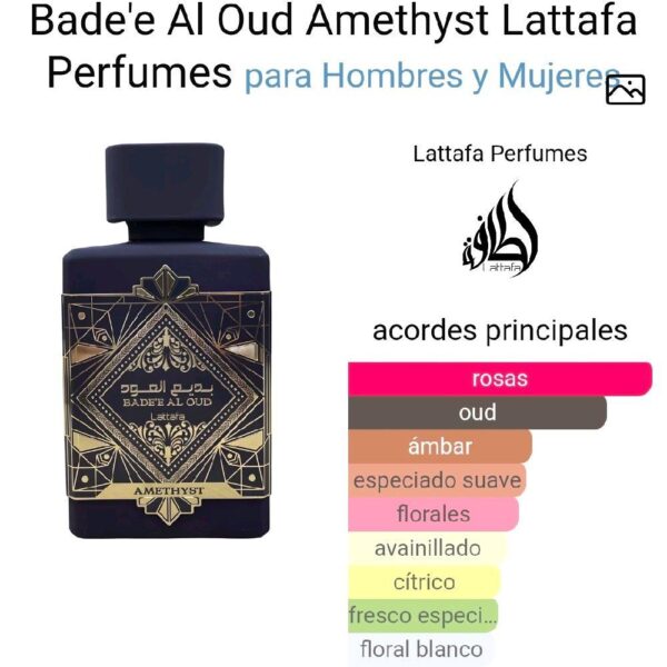 set Bade'e Al Oud Amethyst Lattafa Perfumes para Hombres y Mujeres
