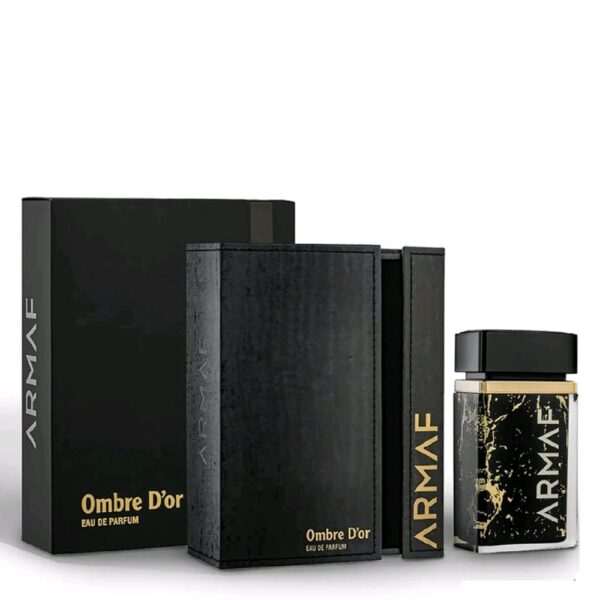Armaf Ombre d'Or para Hombres y Mujeres - Perfume Versátil y Atractivo Sin Género Ideal para Ocasiones Diversas