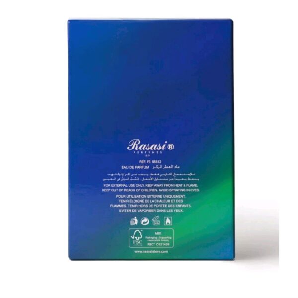 Hawas Atlantis Rasasi para Hombres y Mujeres - Perfume Versátil y Universal para Diversas Ocasiones