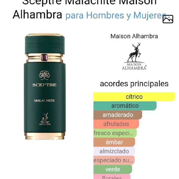 Sceptre Malachite Maison Alhambra para Hombres y Mujeres