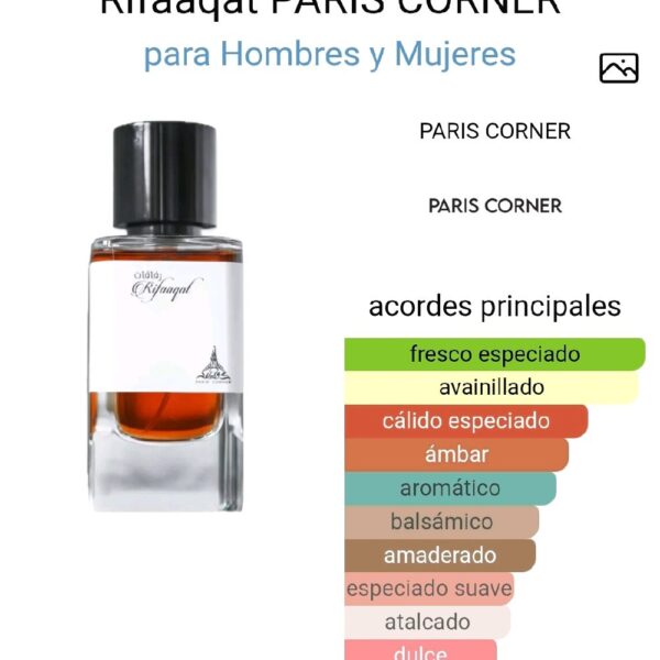 Rifaaqat PARIS CORNER para Hombres y Mujeres