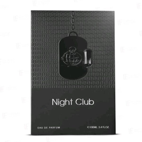 Night Club Fragrance World Eau de Parfum 100ml para Noches de Club con Notas de Limón y Pino