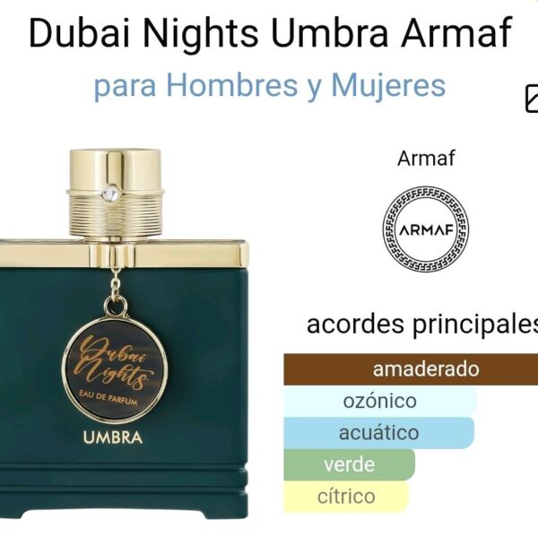 Dubai Nights Umbra Armaf para Hombres y Mujeres