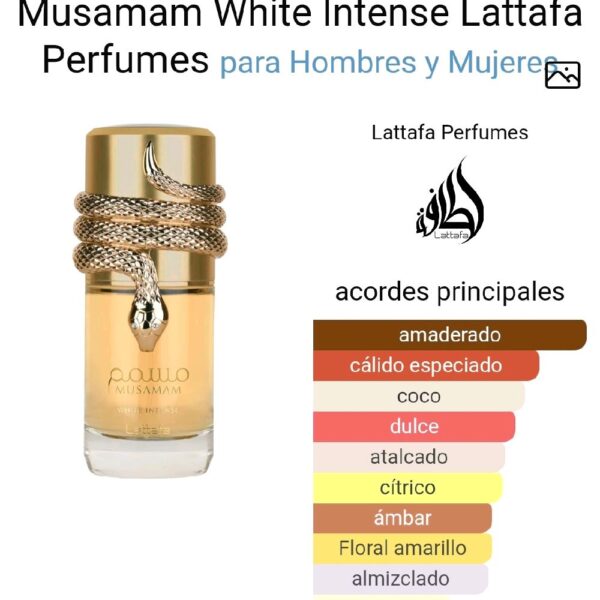 Musamam White Intense Lattafa Perfumes para Hombres y Mujeres