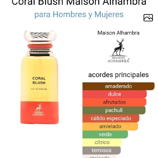 Coral Blush Maison Alhambra para Hombres y Mujeres