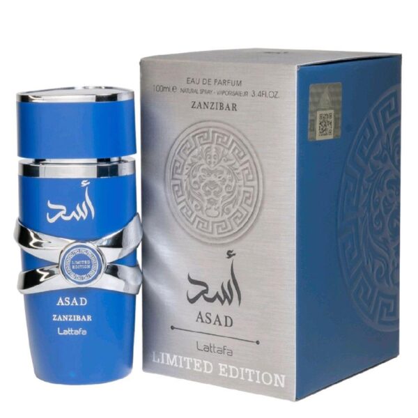 "Lattafa Asad Zanzibar ""Edición Limitada"" - Perfume de Alta Gama para Hombres y Mujeres"