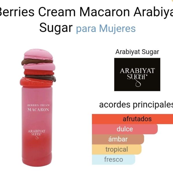 Berries Cream Macaron perfume de Arabiyat Sugar para Mujeres