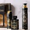 Set Bade’e Al Oud Oud for Glory Lattafa 3 Piezas PERFUME + AEROSOL + HAIR FRESH