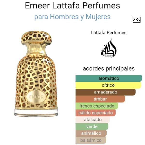 Emeer Lattafa Perfumes para Hombres y Mujeres